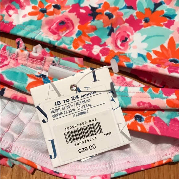 Janie and Jack Floral Bikini - Picture 3 of 3
